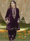 LG 1775 Designer Velvet Kurtis With Bottom Catalog